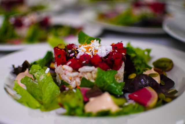 A beet salad.